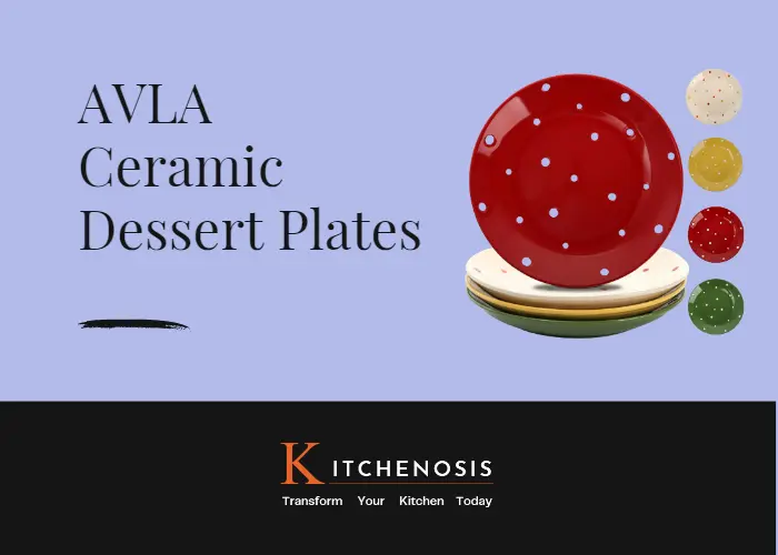 AVLA Ceramic Dessert Plates