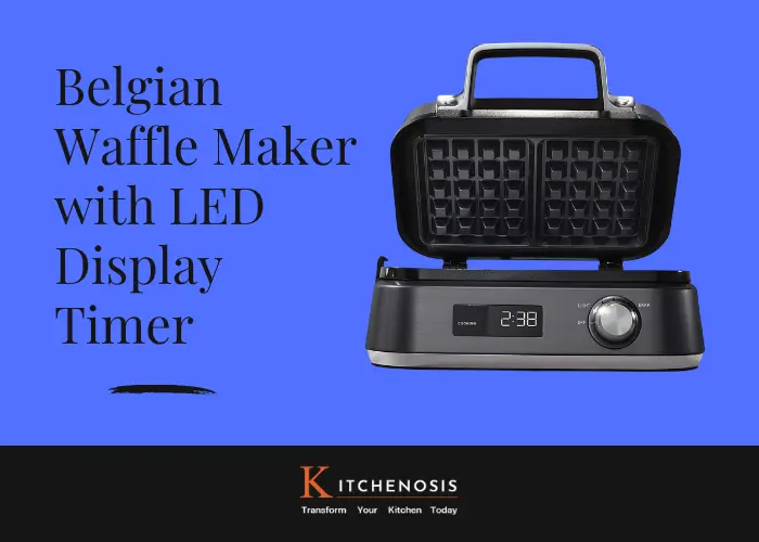 Waffle Maker With LED Display