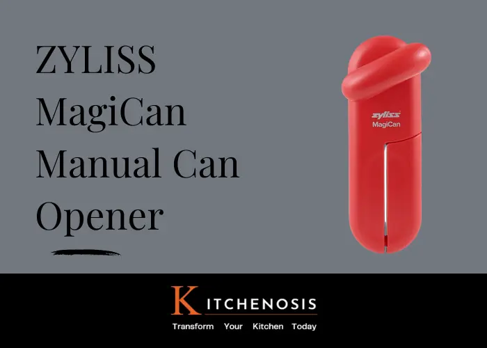ZYLISS MagiCan Manual Can Opener with Lid Release